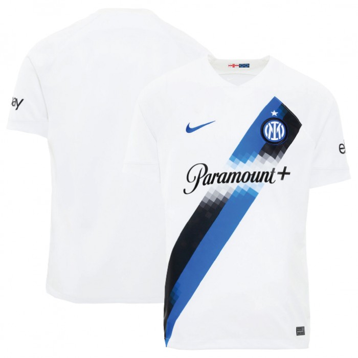 Inter Milan 2023/24 Away Shirt With Sponsors and Nameset