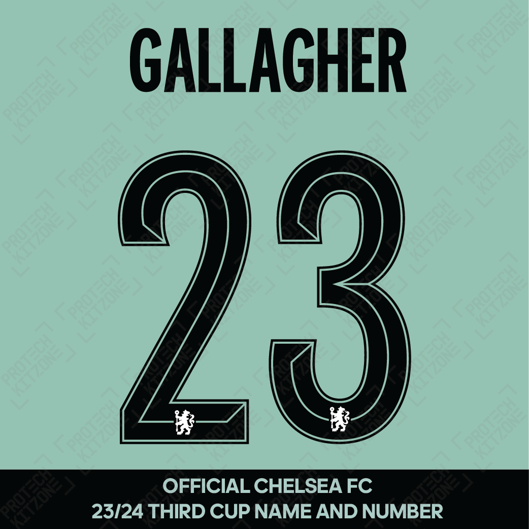 Gallagher 23 (Official Name and Number Printing for Chelsea - Main Image