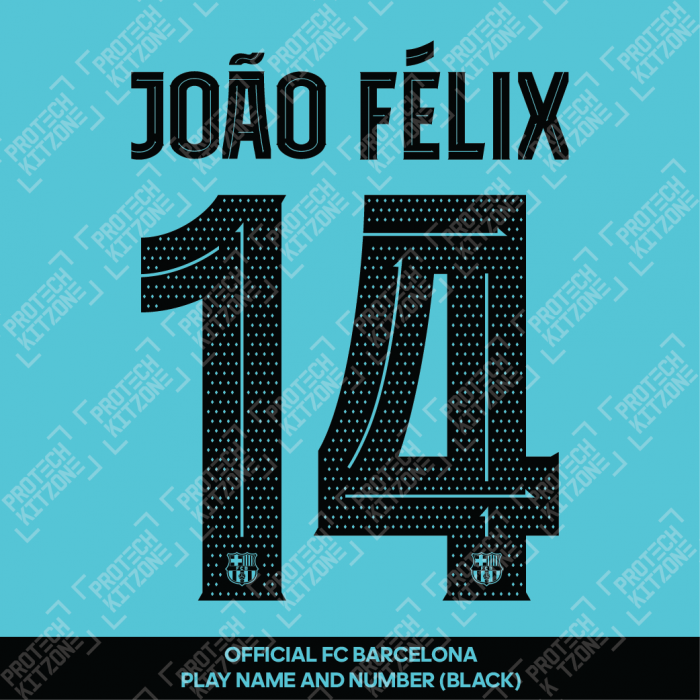 João Félix 14 (Official FC Barcelona 2023/24 Third Name & Numbering - Club / Play Version) 