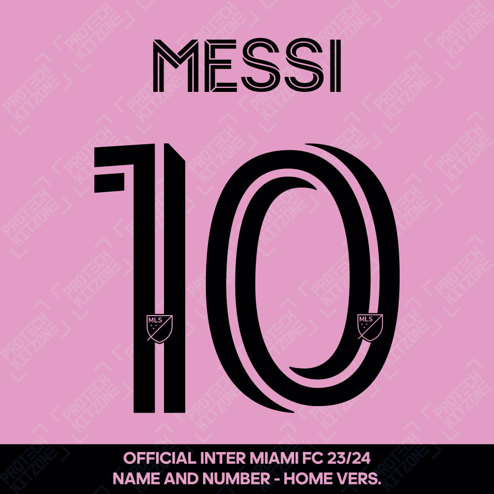 Messi 10 – Official Inter Miami CF 2023/24 Home Shirt Name and Number (Black) Messi 10 – Official Inter Miami CF 2023/24 Home Shirt Name and Number (Black)