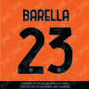 Barella 23 - Official Inter Milan 2023/24 Third Name and Numbering 