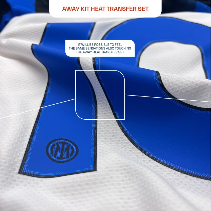 Thuram 9 - Official Inter Milan 2023/24 Home Name and Numbering 
