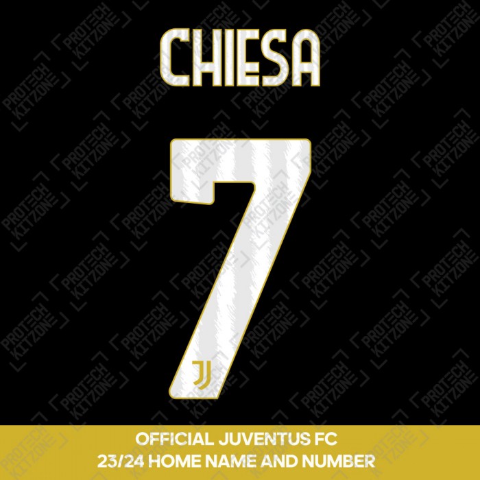 [Player Edition] Juventus 2023/24 Authentic Home Shirt with Nameset