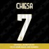 Chiesa 7 (Official Juventus 2023/24 Home Name and Numbering)