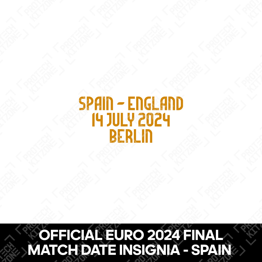 Official EURO 2024 Final Match Details - SPAIN - ENGLAND 14 JULY 2024 BERLIN Official EURO 2024 Final Match Details - SPAIN - ENGLAND 14 JULY 2024 BERLIN