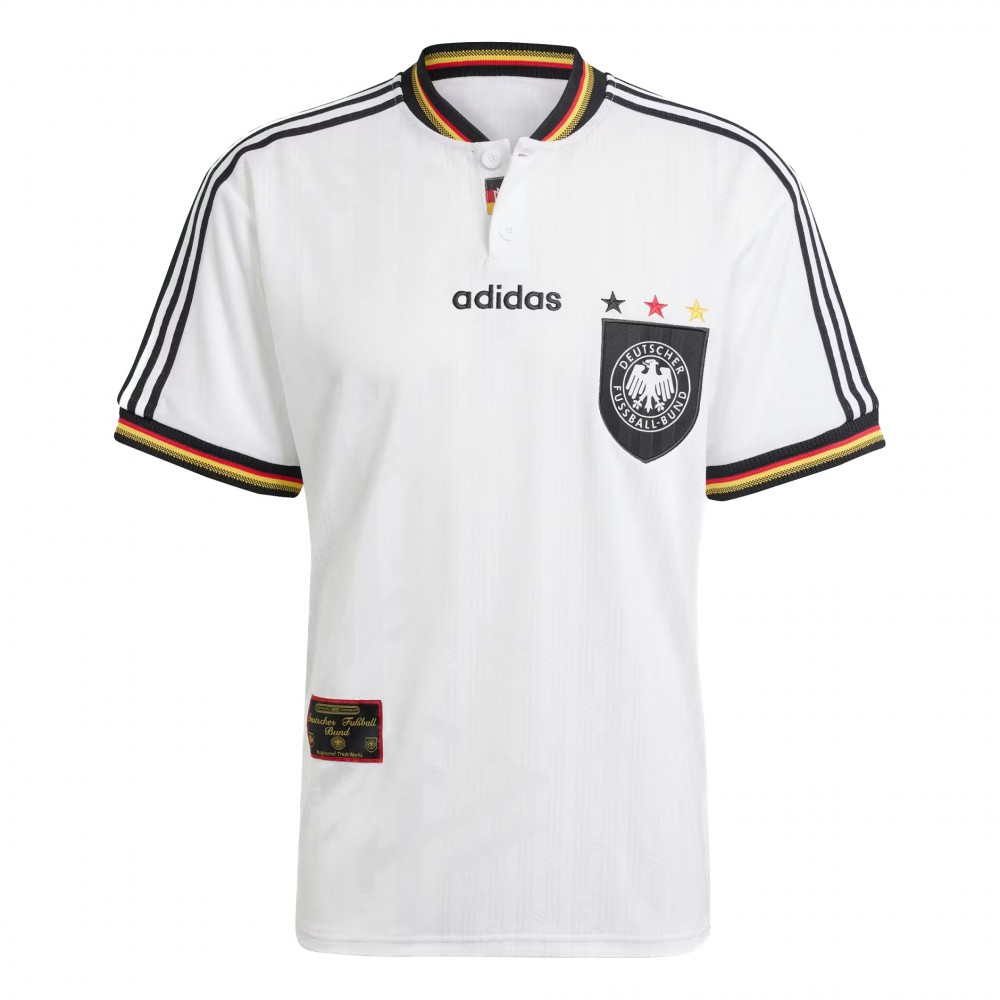 Germany 1996 Home Shirt (IT7749, Germany, Adidas) by www.protechkitzone.com Germany 1996 Home Shirt
