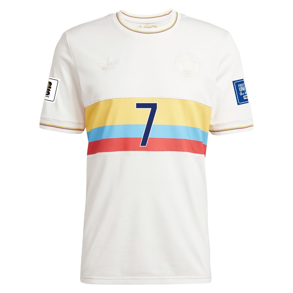 Colombia 2024 Anniversary Shirt w/ Luis Diaz 7 World Cup 2026 Qualifier Set (IT2743, Soccer Jerseys, Adidas) by www.protechkitzone.com Colombia 2024 Anniversary Shirt w/ Luis Diaz 7 World Cup 2026 Qualifier Set