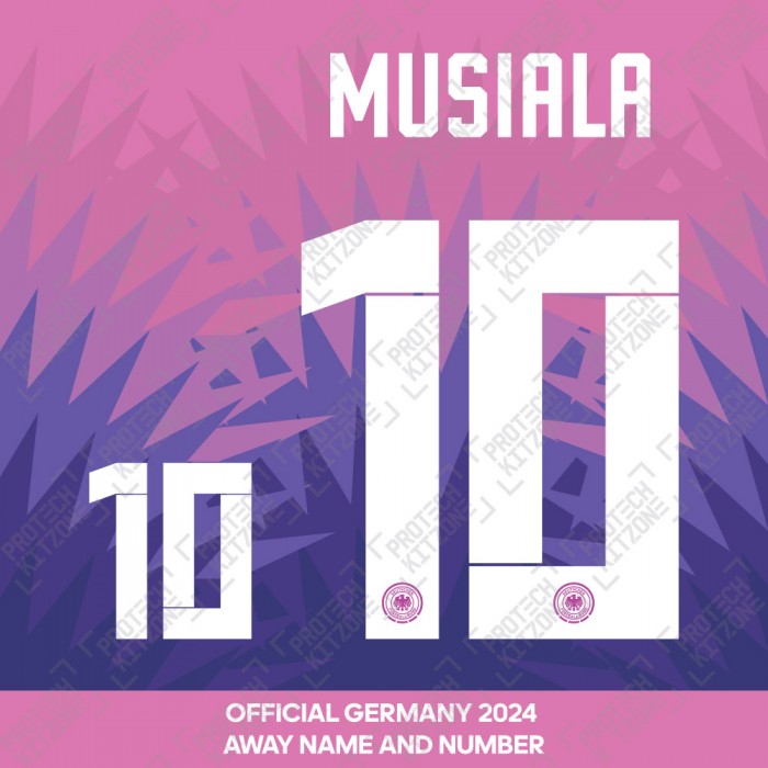 Musiala 10 - Official Germany 2024 Away Name and Numbering