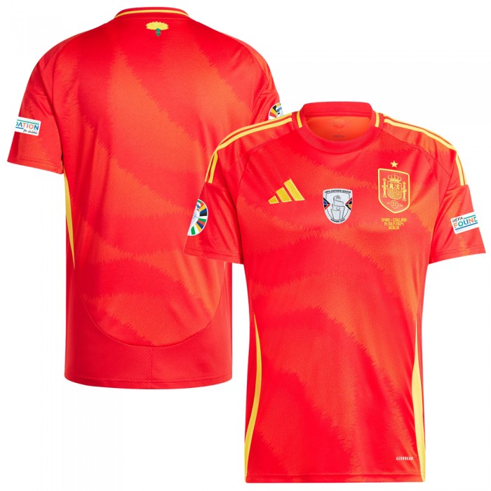 Spain 2024 Home Shirt - Euro 2024 Final ver.