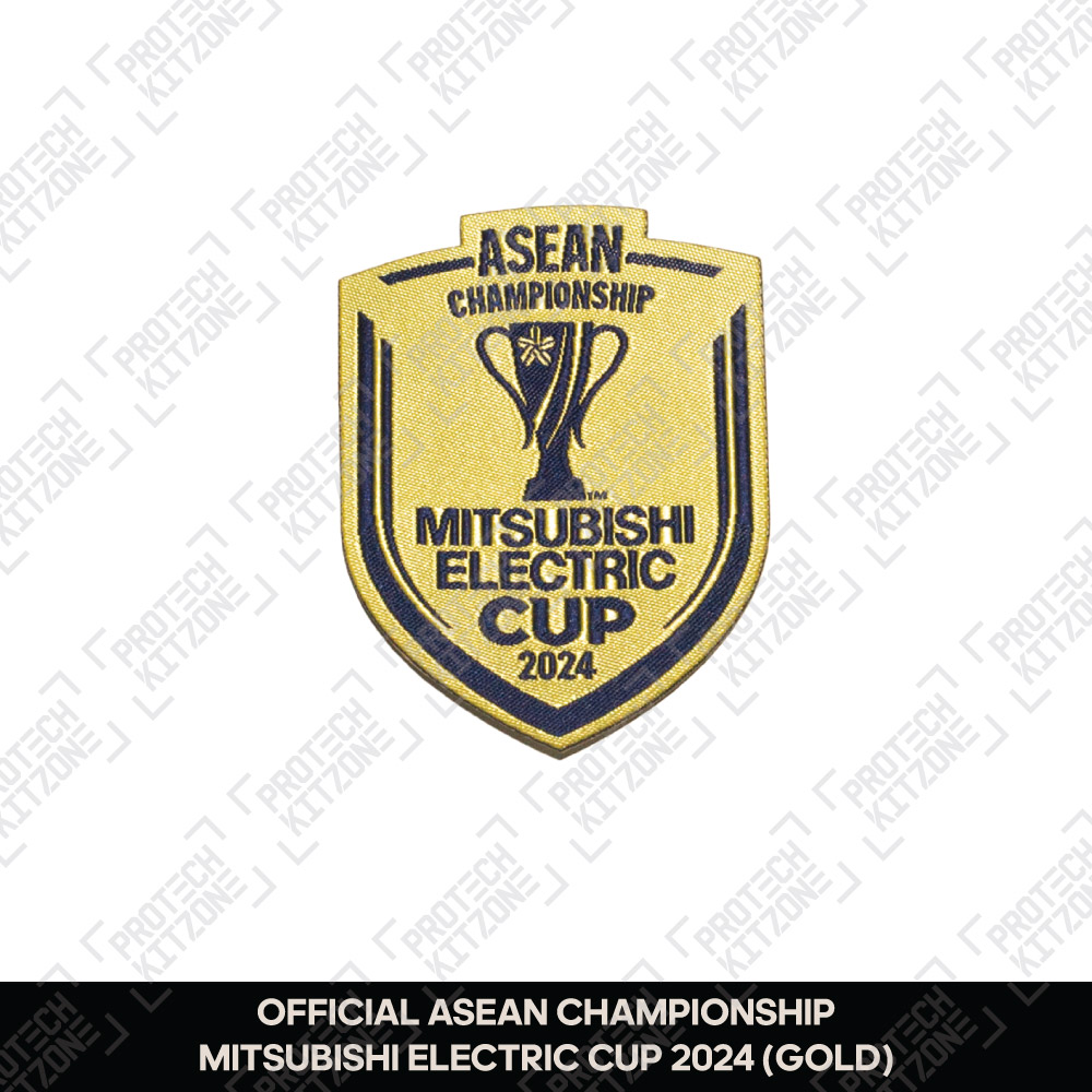 Asean Championship Mitsubishi Electric Cup 2024 Badge -Gold Asean Championship Mitsubishi Electric Cup 2024 Badge -Gold