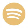 Spotify Logo - Gold