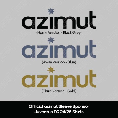 Azimut (Official Juventus FC 2024/25 Sleeve Sponsor) 