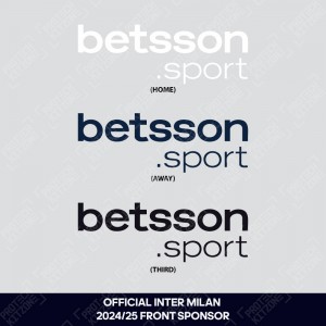 Betsson Sport (Official Inter Milan 2024/25 Front Sponsor) 