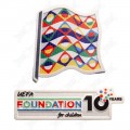 UEFA Nations league + Foundation 10 years Badge