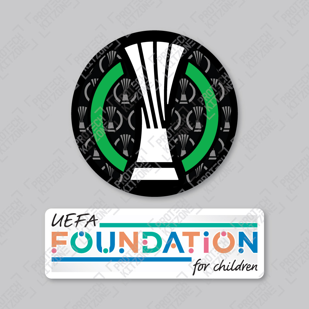 (Season 2024/25) Official Sporting iD UEFA Europa Conference League + UEFA Foundation Badge Set (2425 UECL SET, UEFA Europa Conference League, ) by www.protechkitzone.com (Season 2024/25) Official Sporting iD UEFA Europa Conference League + UEFA Foundation Badge Set