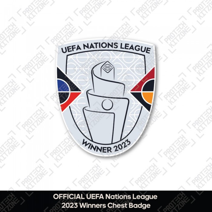 Official UEFA 2023 Nations League Winner Chest Patch - For Spain