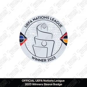 Official UEFA 2023 Nations League Winner Sleeve Patch - For Spain Official UEFA 2023 Nations League Winner Sleeve Patch - For Spain
