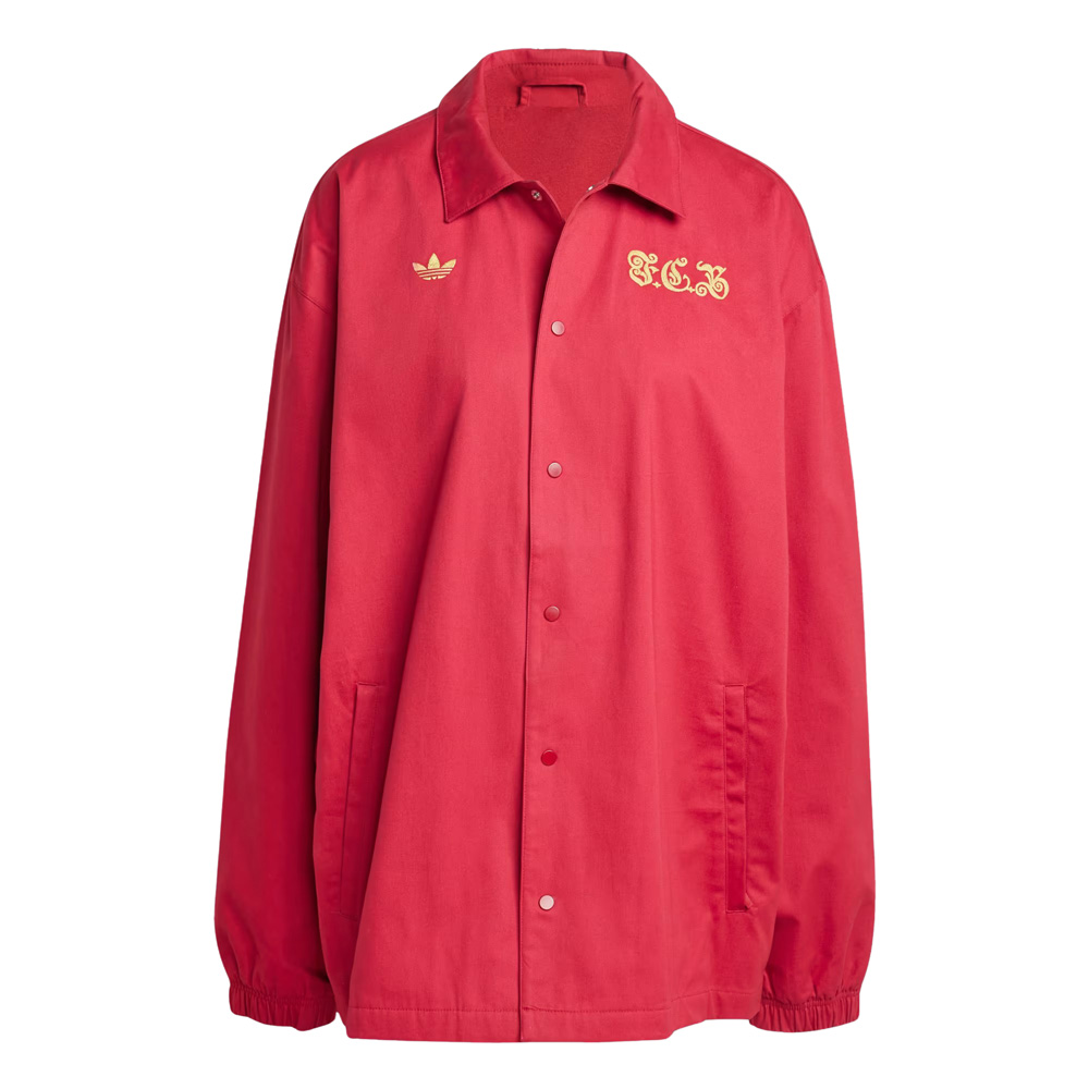FC Bayern Munich 125th Year Anniversary Coach Jacket - Maroon FC Bayern Munich 125th Year Anniversary Coach Jacket - Maroon
