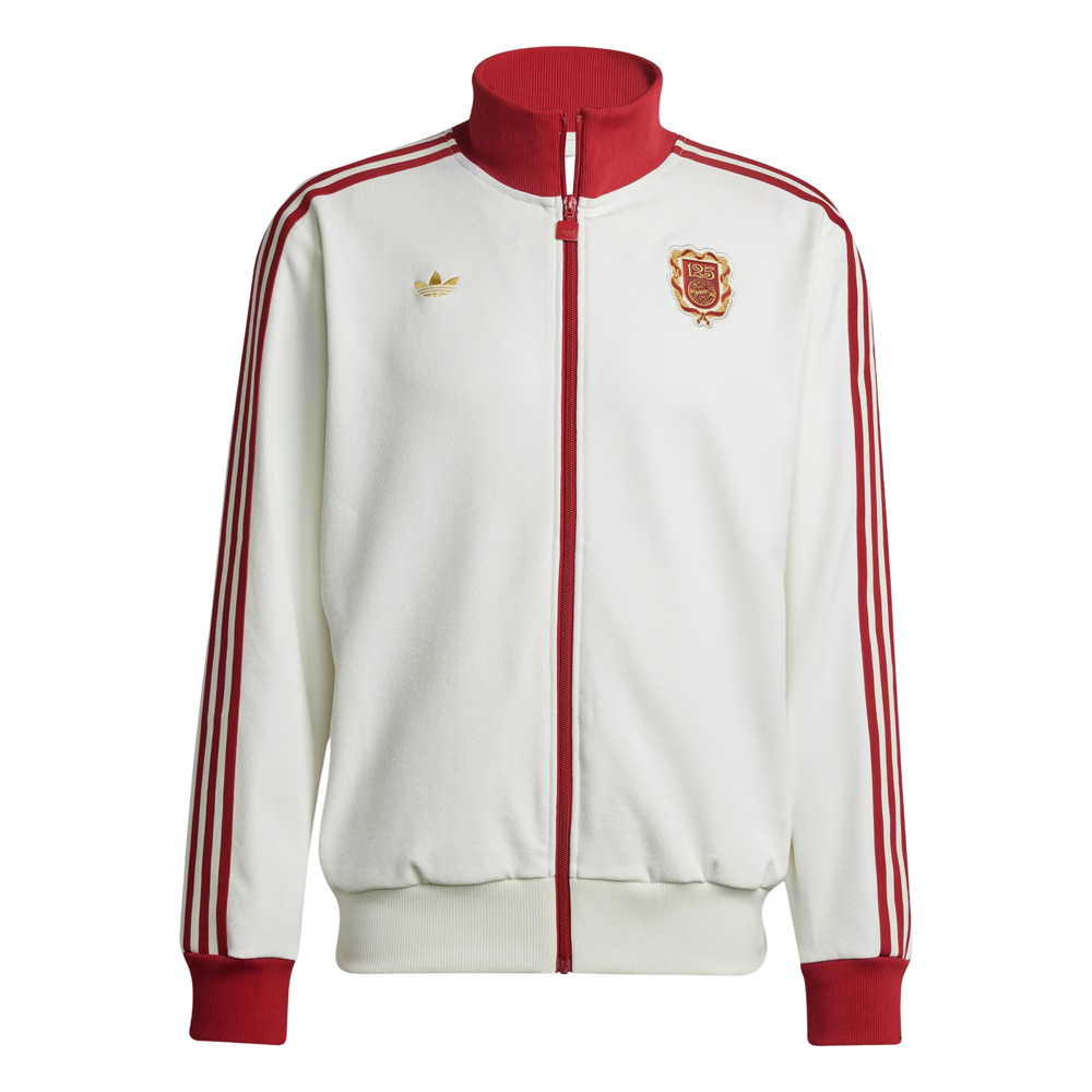 FC Bayern Munich 125th Year Anniversary Track Top - White FC Bayern Munich 125th Year Anniversary Track Top - White