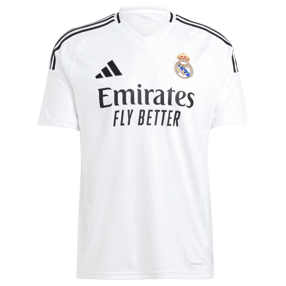 Real Madrid 2024/25 Home Shirt (IU5011, Jerseys / Shirts, Adidas) by www.protechkitzone.com Real Madrid 2024/25 Home Shirt