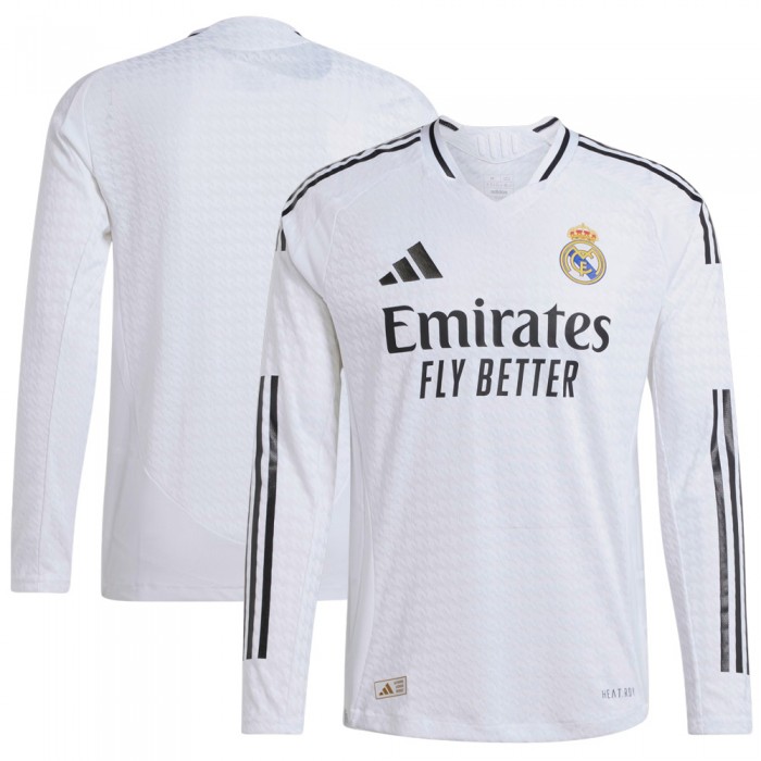 [Long Sleeve - Player Edition] Real Madrid 2024/25 Heat Rdy. Home Shirt