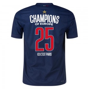 [Player Edition] Paris Saint-Germain 2024/25 Dri-Fit Adv. Home Shirt - Champions of Europe 25 Set