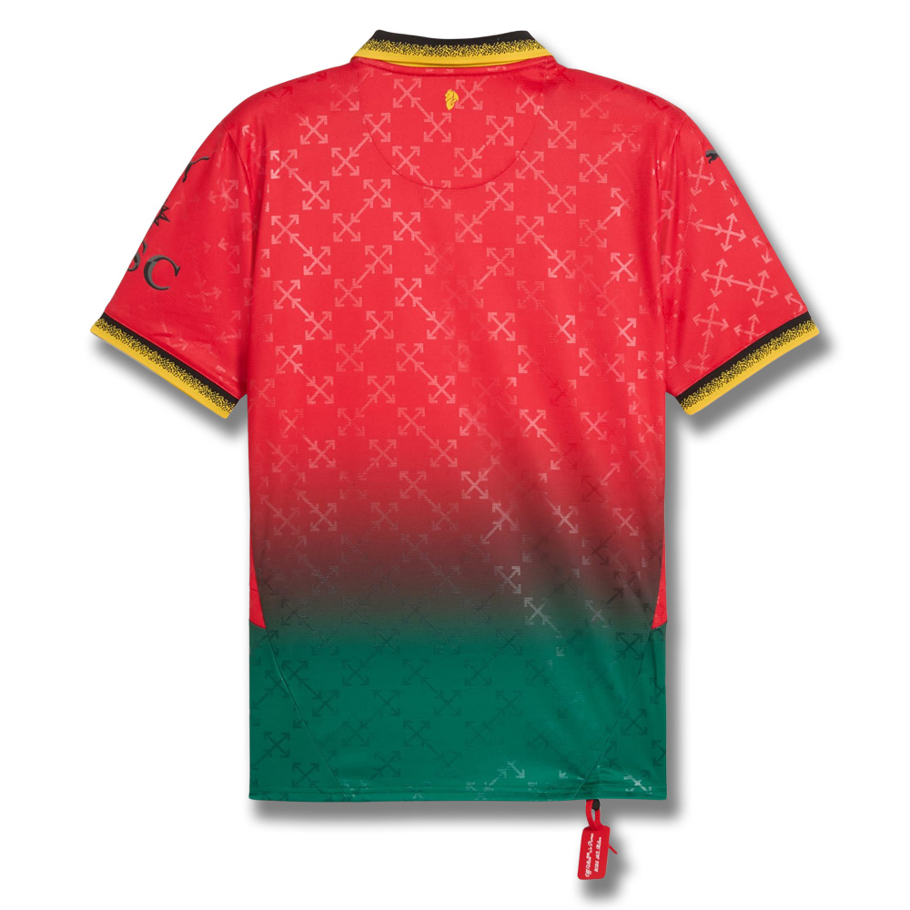 Puma x AC Milan x Off-White™ 2024/25 Shirt - Red (783001-02, Soccer Jerseys, Puma) by www.protechkitzone.com Puma x AC Milan x Off-White™ 2024/25 Shirt - Red