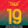 "Theo" 19 (Official AC Milan x Off-White 2024/25 Fourth Name and Numbering) (ACM-2425-NNS-Yellow (Off-White)-Theo 19, 2024/25 Season Nameset, ) by www.protechkitzone.com "Theo" 19 (Official AC Milan x Off-White 2024/25 Fourth Name and Numbering)