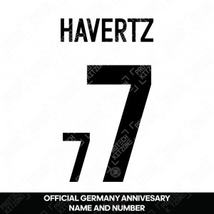 Havertz 7 - Official Germany Anniversary Name and Numbering