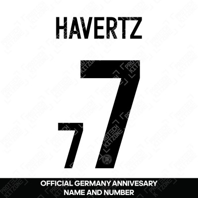 Havertz 7 - Official Germany Anniversary Name and Numbering