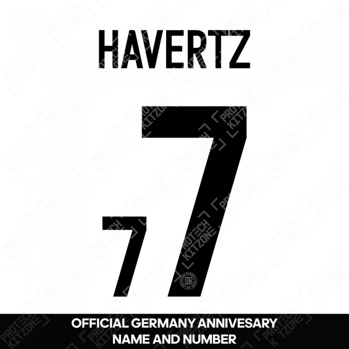 Havertz 7 - Official Germany Anniversary Name and Numbering