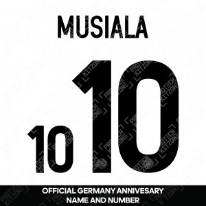 Musiala 10 - Official Germany Anniversary Name and Numbering