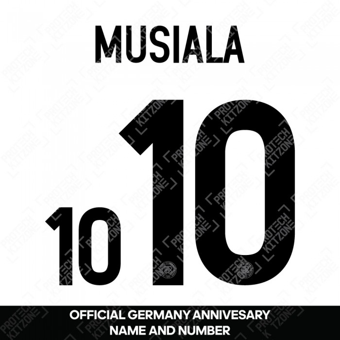 Musiala 10 - Official Germany Anniversary Name and Numbering