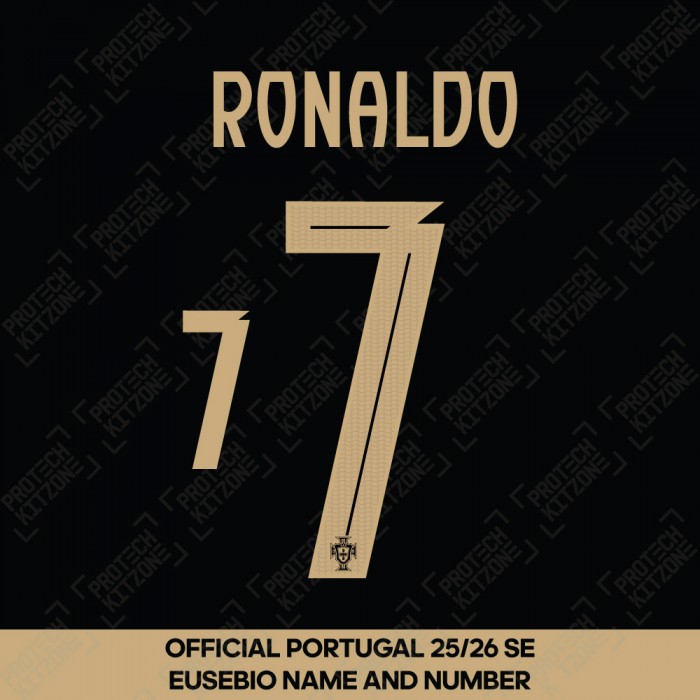 Ronaldo 7 (Official Portugal 25/26 Special Edition Eusébio Name and Numbering) Ronaldo 7 (Official Portugal 25/26 Special Edition Eusébio Name and Numbering)