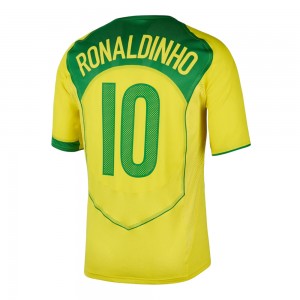 Brazil 2004 Total 90 Reissue Shirt - Ronaldinho 10
