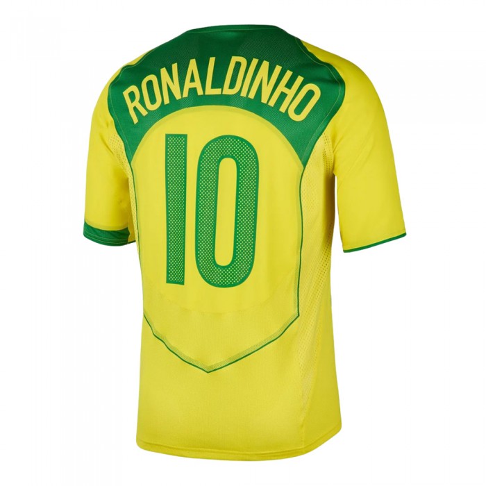 Brazil 2004 Total 90 Reissue Shirt - Ronaldinho 10