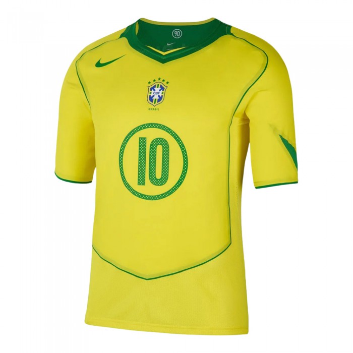Brazil 2004 Total 90 Reissue Shirt - Ronaldinho 10