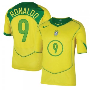 Brazil 2004 Total 90 Reissue Shirt - Ronaldo 9