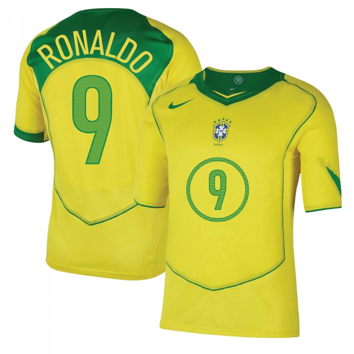 Brazil 2004 Total 90 Reissue Shirt - Ronaldo 9