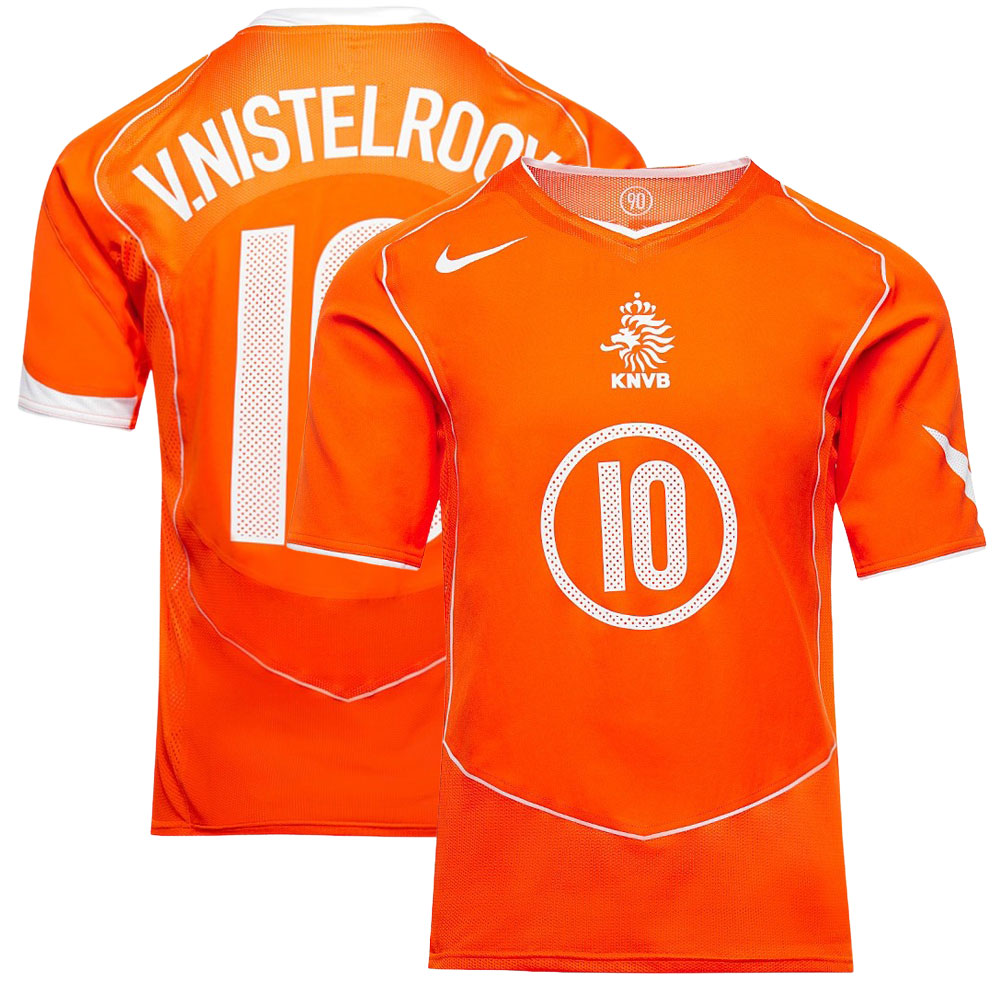 Netherlands 2004 Reissue Home Shirt - Ruud van Nistelrooy 10 Netherlands 2004 Reissue Home Shirt - Ruud van Nistelrooy 10