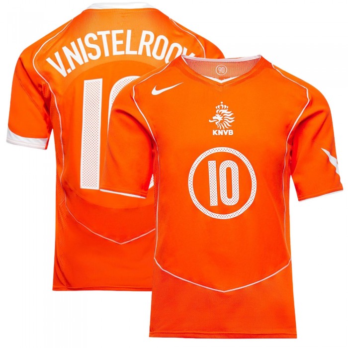 Netherlands 2004 Reissue Home Shirt - Ruud van Nistelrooy 10