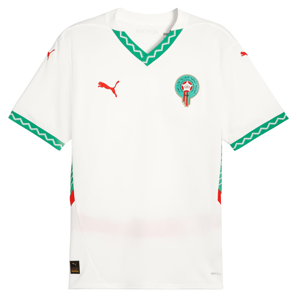 Morocco 2025 Away Shirt (777706-02, Jerseys / Shirts, Puma) by www.protechkitzone.com Morocco 2025 Away Shirt