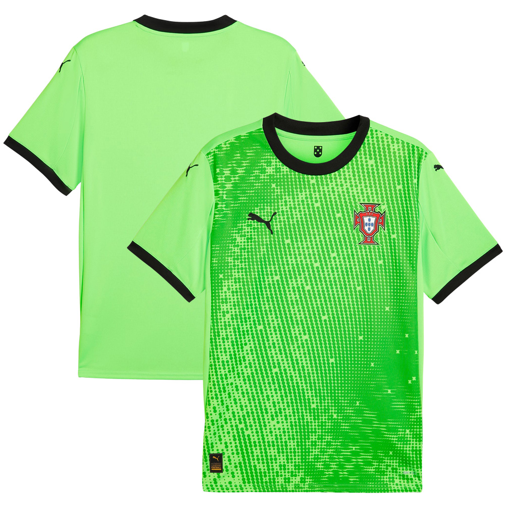 Portugal 2025 Goalkeeper Shirt -Fluro Green Pen Portugal 2025 Goalkeeper Shirt -Fluro Green Pen