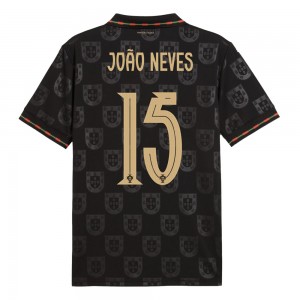 Portugal 25/26 Special Edition Eusébio Jersey w/ João Neves 15