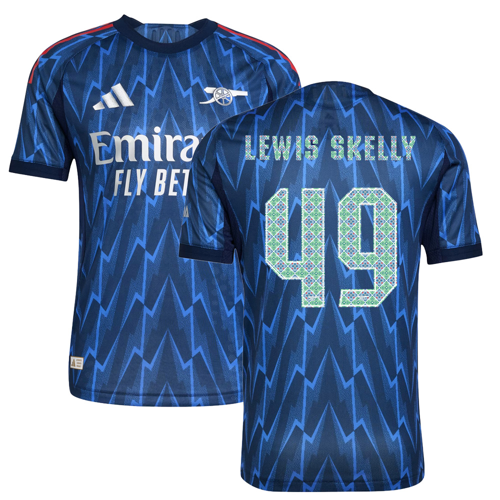 [Player Edition] Arsenal 25/26 Away Shirt Lewis-Skelly 49 - Singapore 2025 Tour Version
