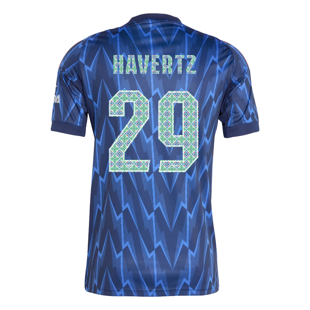 Arsenal 25/26 Away Shirt Havartz 29 - Singapore 2025 Tour Version