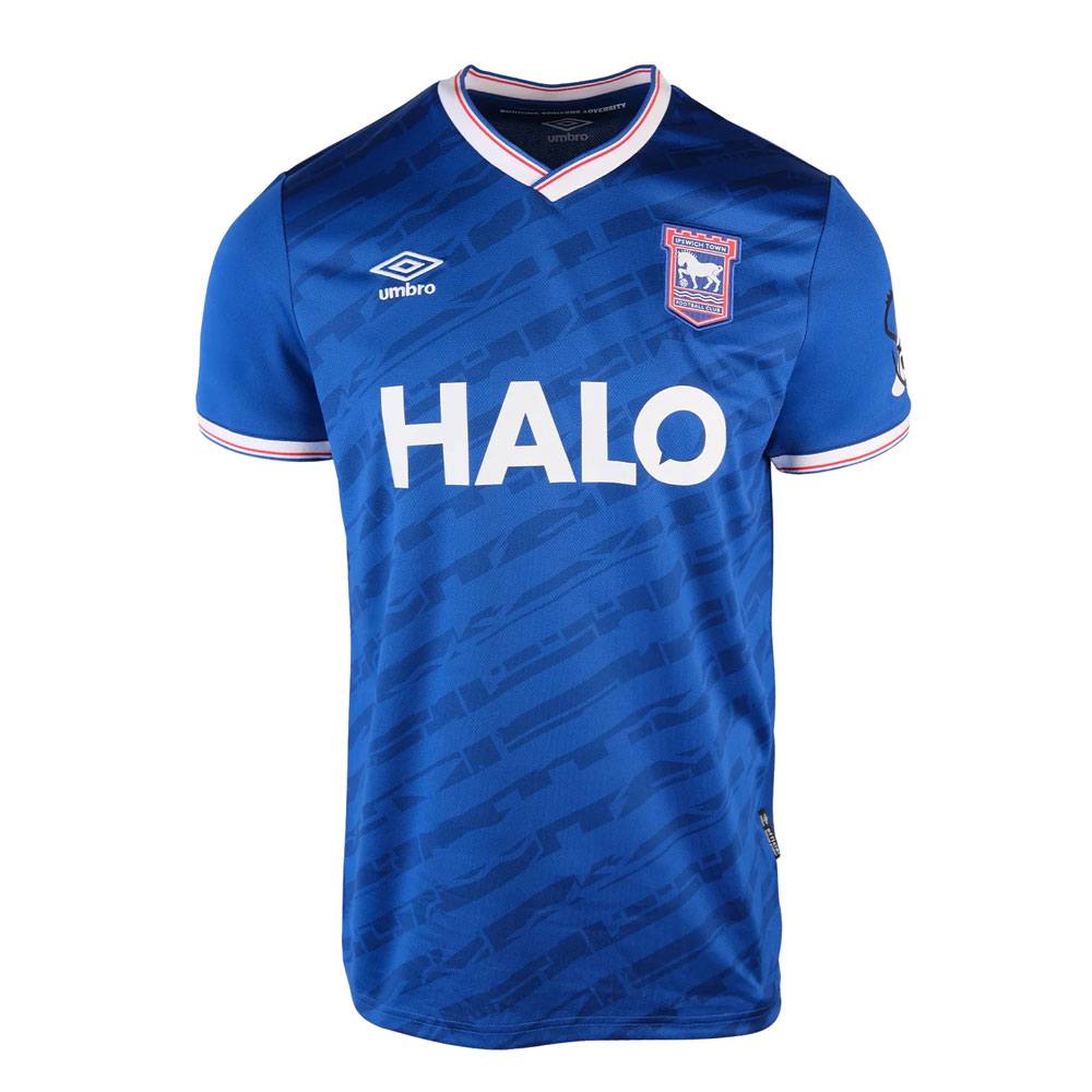 Ipswich Town 25/26 Home Shirt (TM12719-030, Jerseys / Shirts, Umbro) by www.protechkitzone.com Ipswich Town 25/26 Home Shirt