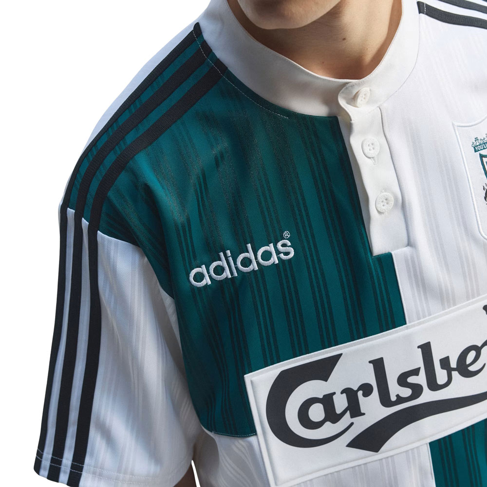 Liverpool FC 95 Away Shirt (KA8093, Official Reissue Shirt, Adidas) by www.protechkitzone.com Liverpool FC 95 Away Shirt