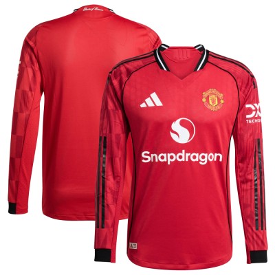 [Player Edition] [Long Sleeve] Manchester United 25/26 Home Shirt