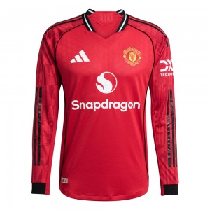 [Player Edition] [Long Sleeve] Manchester United 25/26 Home Shirt